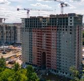 Ход строительства дома 39 в ЖК Живи! в Рыбацком -
