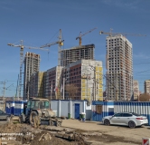 Ход строительства дома 39, секция С1, С7, С8 в ЖК Три Девятых -