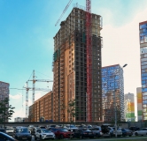 Ход строительства дома 10/1, секция 6,7 в ЖК Ясный Берег -