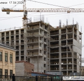 Ход строительства дома 23б, литера А в ЖК Измайловский -