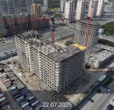 Ход строительства дома № 6, ГП-72.211 в ЖК Прео -