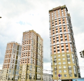 Ход строительства дома 1.3 в ЖК Трилогия -