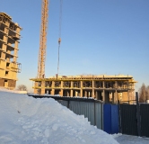 Ход строительства дома 2 в ЖК Локомотив -