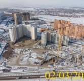 Ход строительства дома 12, 1 этап в Микрорайон Нанжуль-Солнечный -