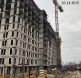 Ход строительства дома поз. 1 в ЖК Платон Парк -