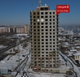 Ход строительства дома 1 в ЖК Бродский -