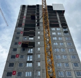 Ход строительства дома 16 в ЖК Progress Встречный -