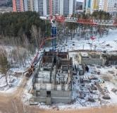 Ход строительства дома 5/1, 1 этап в ЖК Вита-парк -