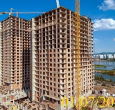 Ход строительства дома № 5.2 в ЖК Новоостровский -