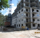 Ход строительства дома 1, корпус А в ЖК Sky Park-2 -
