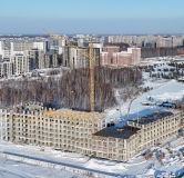 Ход строительства дома 25, корпус 1 в ЖК Хито -