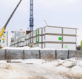 Ход строительства дома 38 в ЖК Озерки -