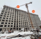 Ход строительства дома 37 в ЖК Авиатоr -
