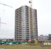 Ход строительства дома 22-11 в ЖК Романтики -