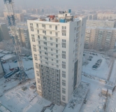 Ход строительства дома 4 в ЖК Белый квартал на Свободном -