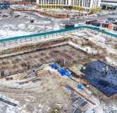Ход строительства дома 10, корпус 3 в ЖК Остров-сад -