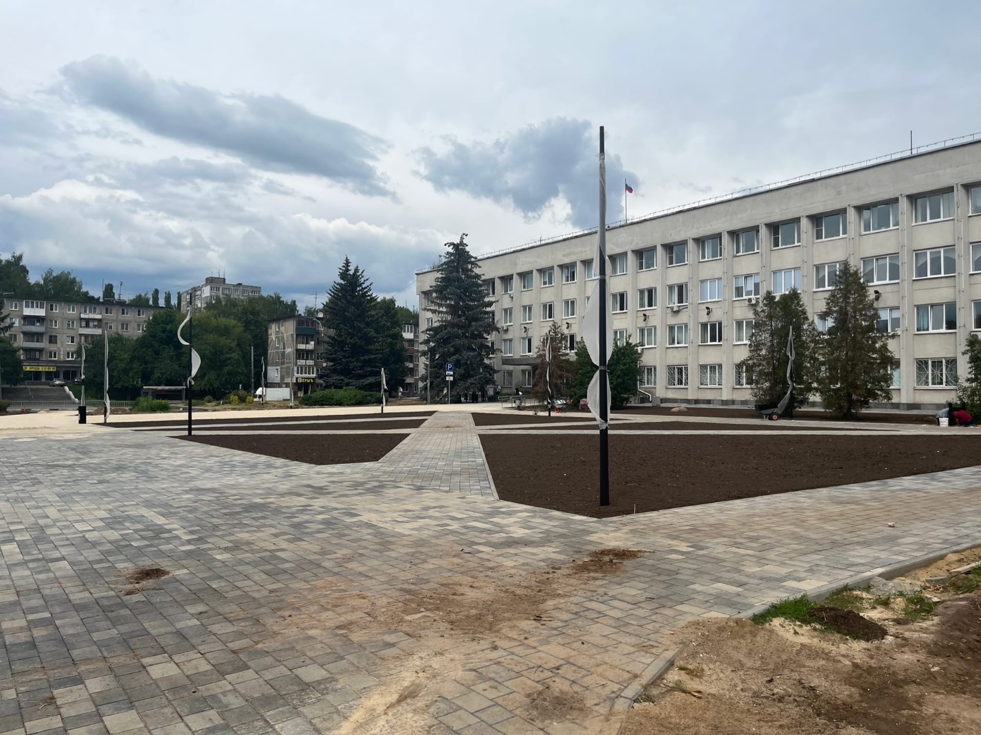 Завершение благоустройства площади Советской перенесли в Нижнем Новгороде