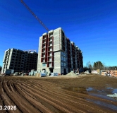 Ход строительства дома 112, 3 этап в ЖК Аксиома -
