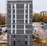 Ход строительства дома 30 в ЖК Живи! в Рыбацком -