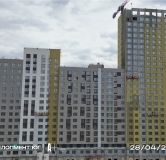 Ход строительства дома 19.1.4, 19.1.5, 19.1.6 в ЖК А Плюс -