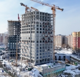 Ход строительства дома № 42, корпус 1 в ЖК Страна.Прибрежная -