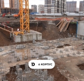 Ход строительства дома Литер 6 (16-1) в ЖК Ридс (REEDS) -