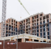 Ход строительства дома 103а в ЖК Кастура Таун -