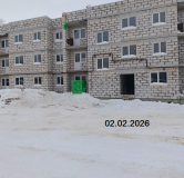 Ход строительства дома 1 в ЖК По ул. Школьная -