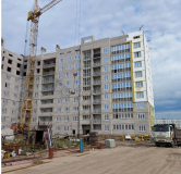 Ход строительства дома 2 в ЖК Флэт168 -