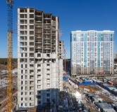 Ход строительства дома 1 в ЖК Страна -