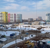 Ход строительства дома 5, секция 1.1, 1.2, 1.3, 1.4 в ЖК Красное Яблоко -