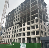 Ход строительства дома 52/5 (3 этап) в ЖК Ключи-клаб (Ключи CLUB) -