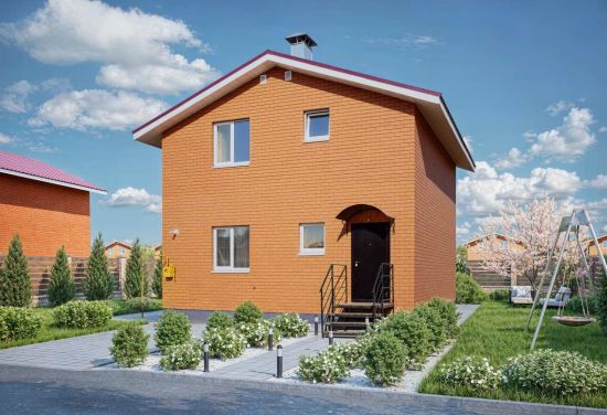 Ул. Брусничная д. 10 109,6 м², КП Крутая - планировка