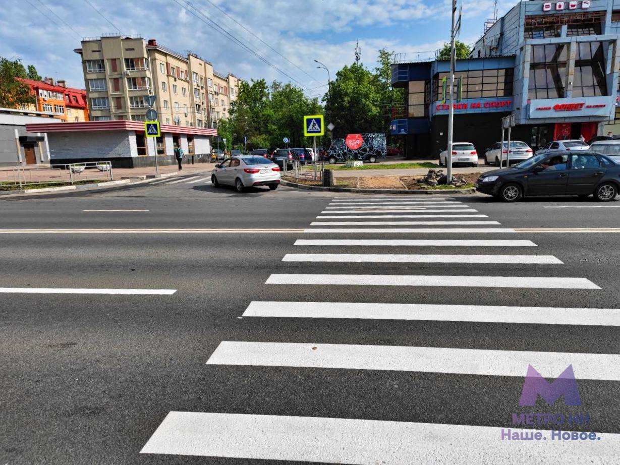 Пешеходный переход сделан возле станции метро «Парк культуры» в Нижнем Новгороде - фото 1