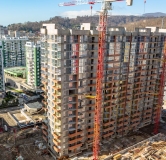 Ход строительства дома Литер 4 в ЖК Лестория -
