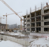 Ход строительства дома корпус 1.2 в ЖК Сэтл Ривьера -