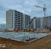 Ход строительства дома 1.1 в ЖК Патриот -
