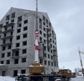 Ход строительства дома № 2, блок В в ЖД в 12-микрорайоне (Арзамас) -