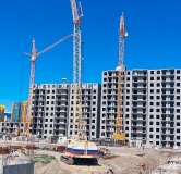 Ход строительства дома 75 в ЖК Радужные дворы -